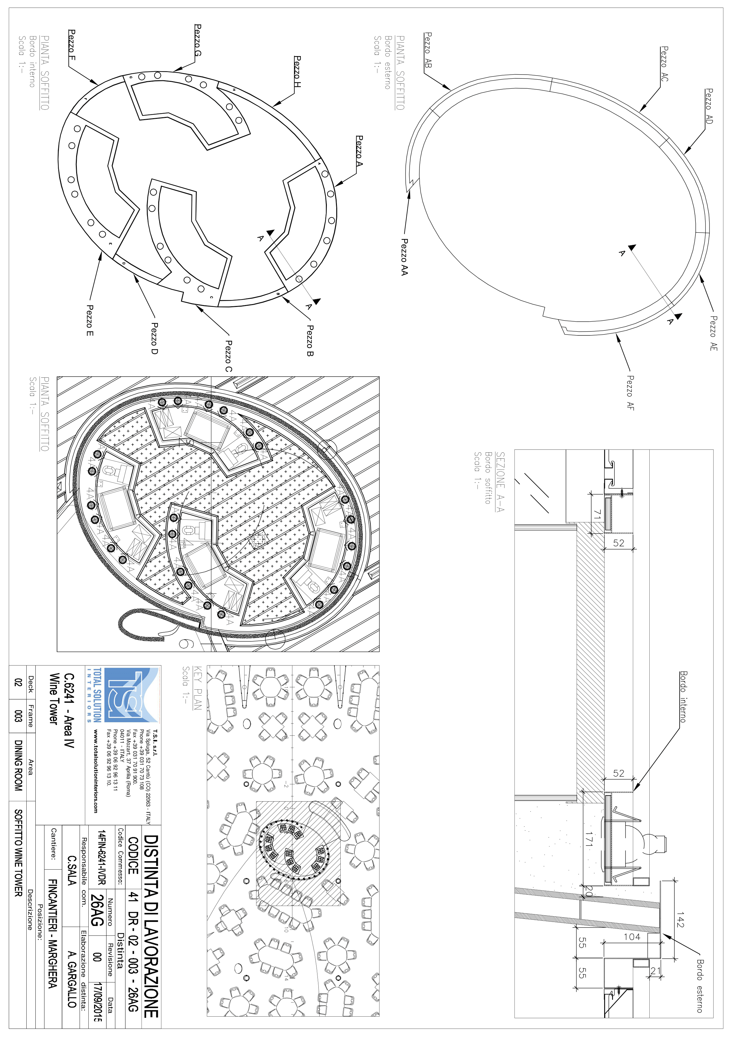 26AG SOFFITTO WINE TOWER 1 - CM Arredi 26AG SOFFITTO WINE TOWER 1 - CM Arredi