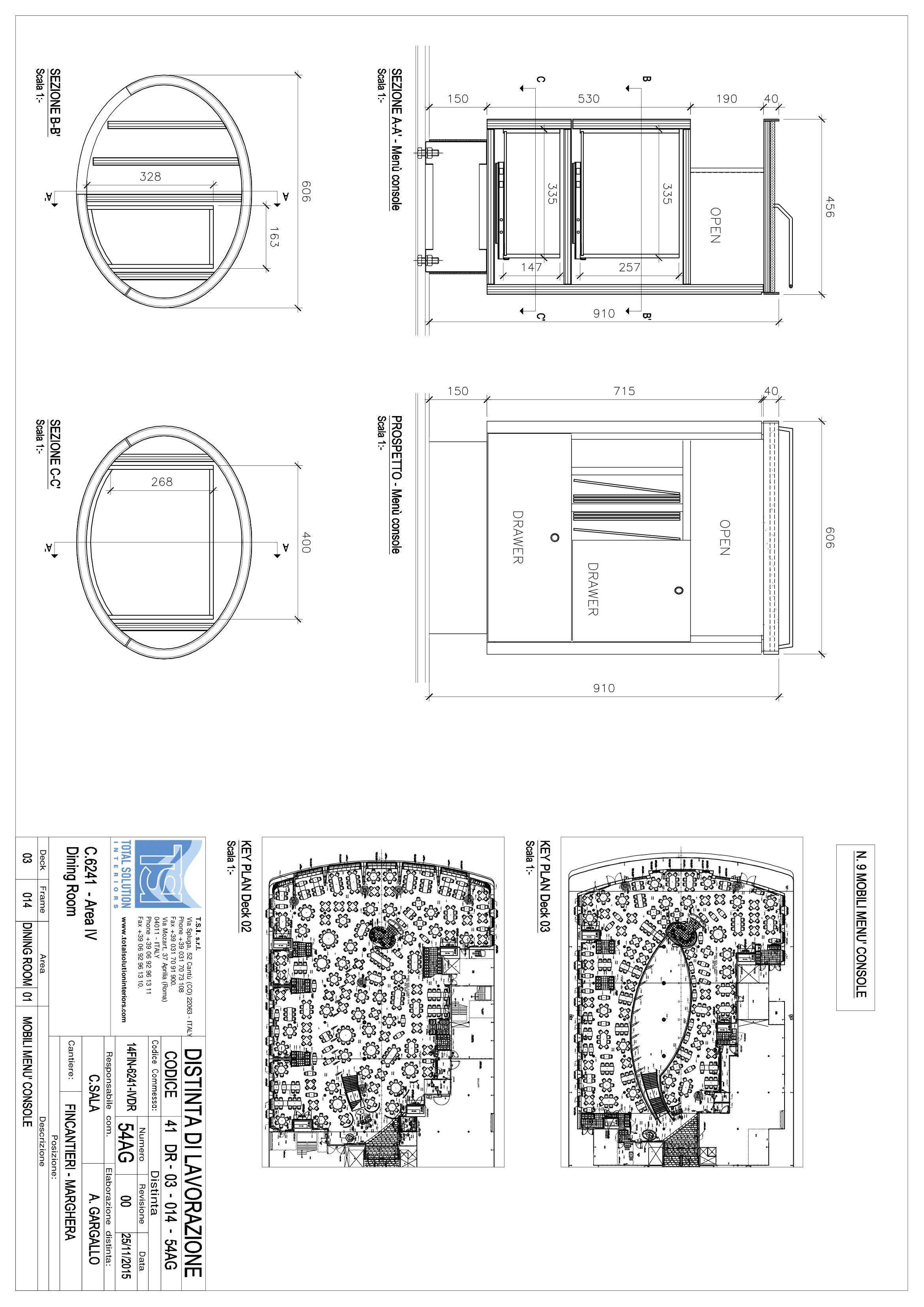 54AG Mobile menu consolle 1 - CM Arredi 54AG Mobile menu consolle 1 - CM Arredi