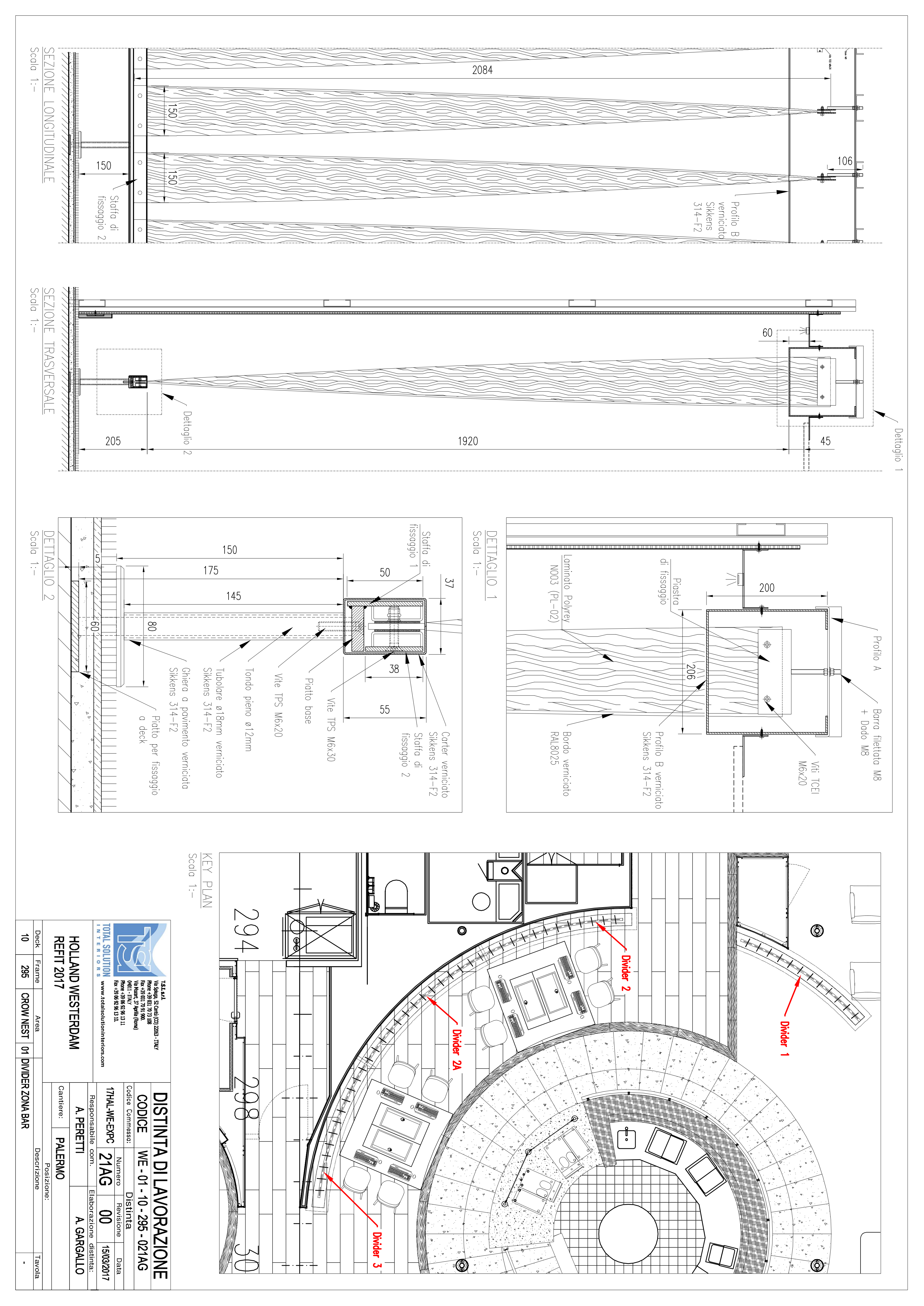 21AG divider bar - CM Arredi 21AG divider bar - CM Arredi